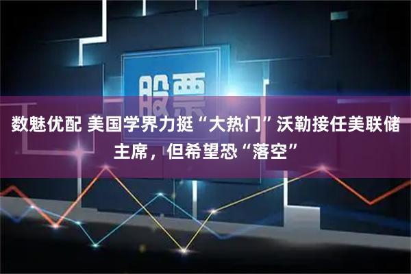 数魅优配 美国学界力挺“大热门”沃勒接任美联储主席，但希望恐“落空”