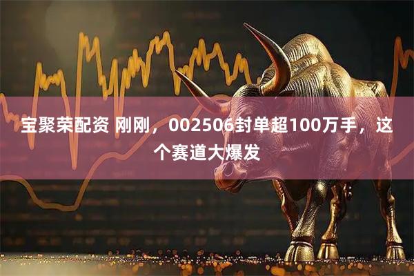 宝聚荣配资 刚刚，002506封单超100万手，这个赛道大爆发