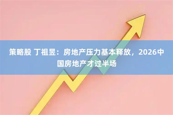 策略股 丁祖昱：房地产压力基本释放，2026中国房地产才过半场